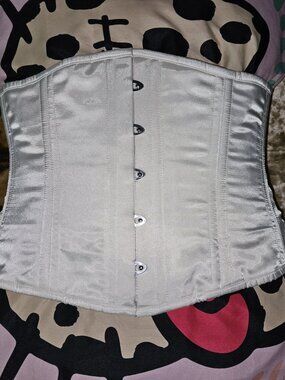 *SALE* NWT 34"/3XL DUCHESS BRIDAL TIGHT LACING CORSET OFF-WHITE 6 GARTER TABS